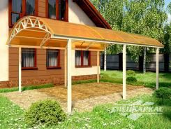 Навесы для дачи из поликарбоната Навесы для дачи из поликарбоната